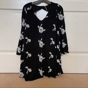 Free People Floral Mini Dress